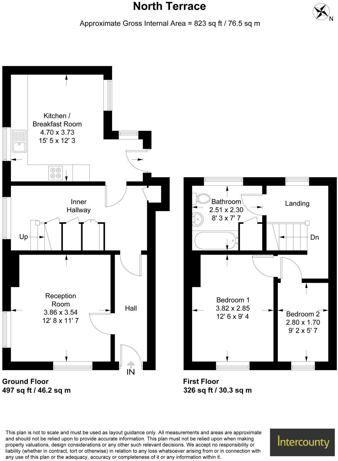 North Terrace, Bishop's Stortford, Hertfordshire, CM23 floorplan
