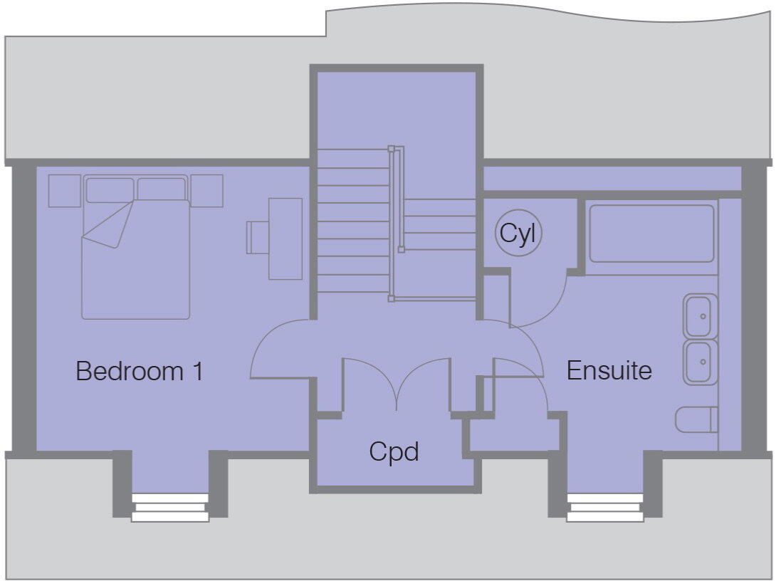 Plot 85 Cavendish Lane SG5 4SN floorplan