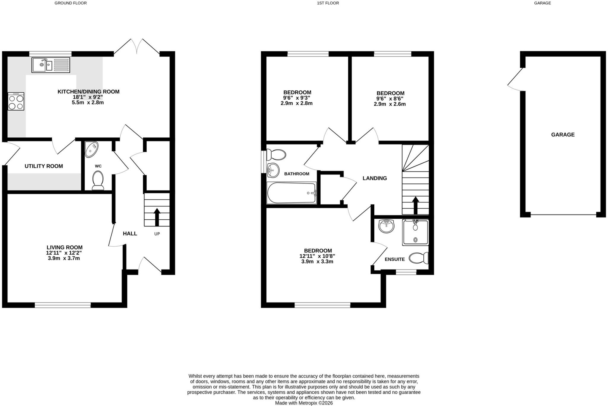 Krier Fields, Pershore, Worcestershire. floorplan