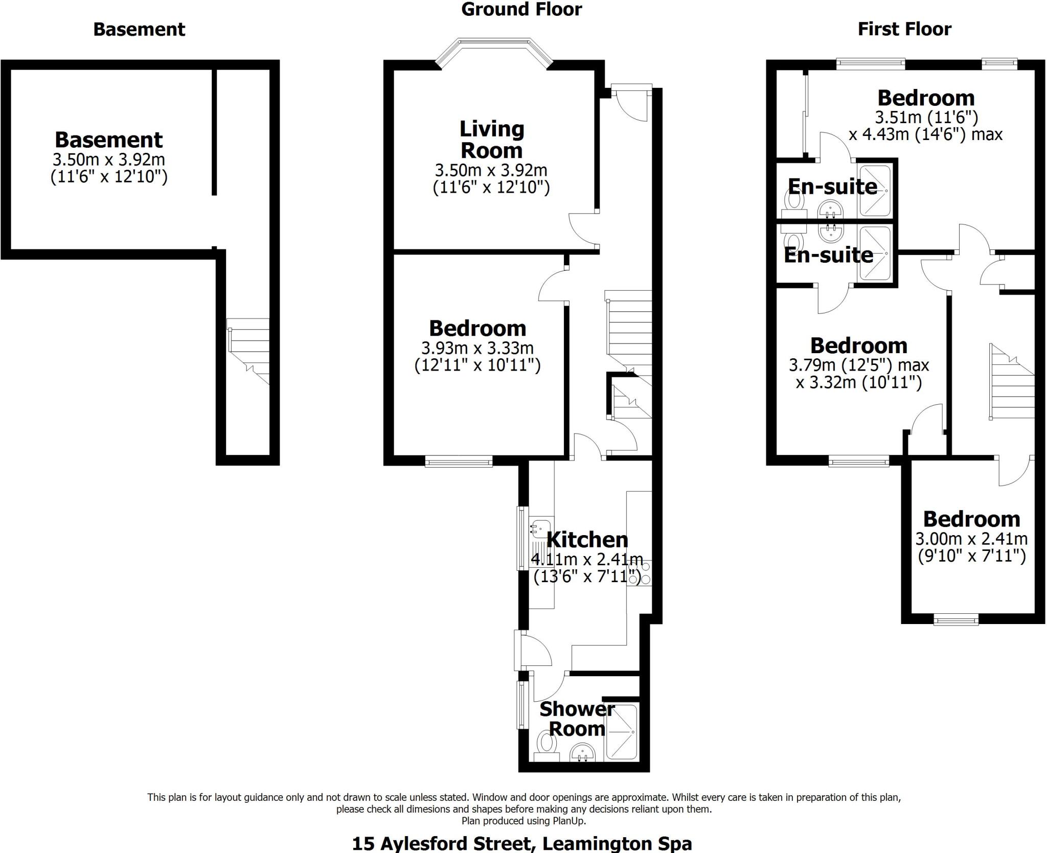 15 Aylesford Street, Leamington Spa floorplan