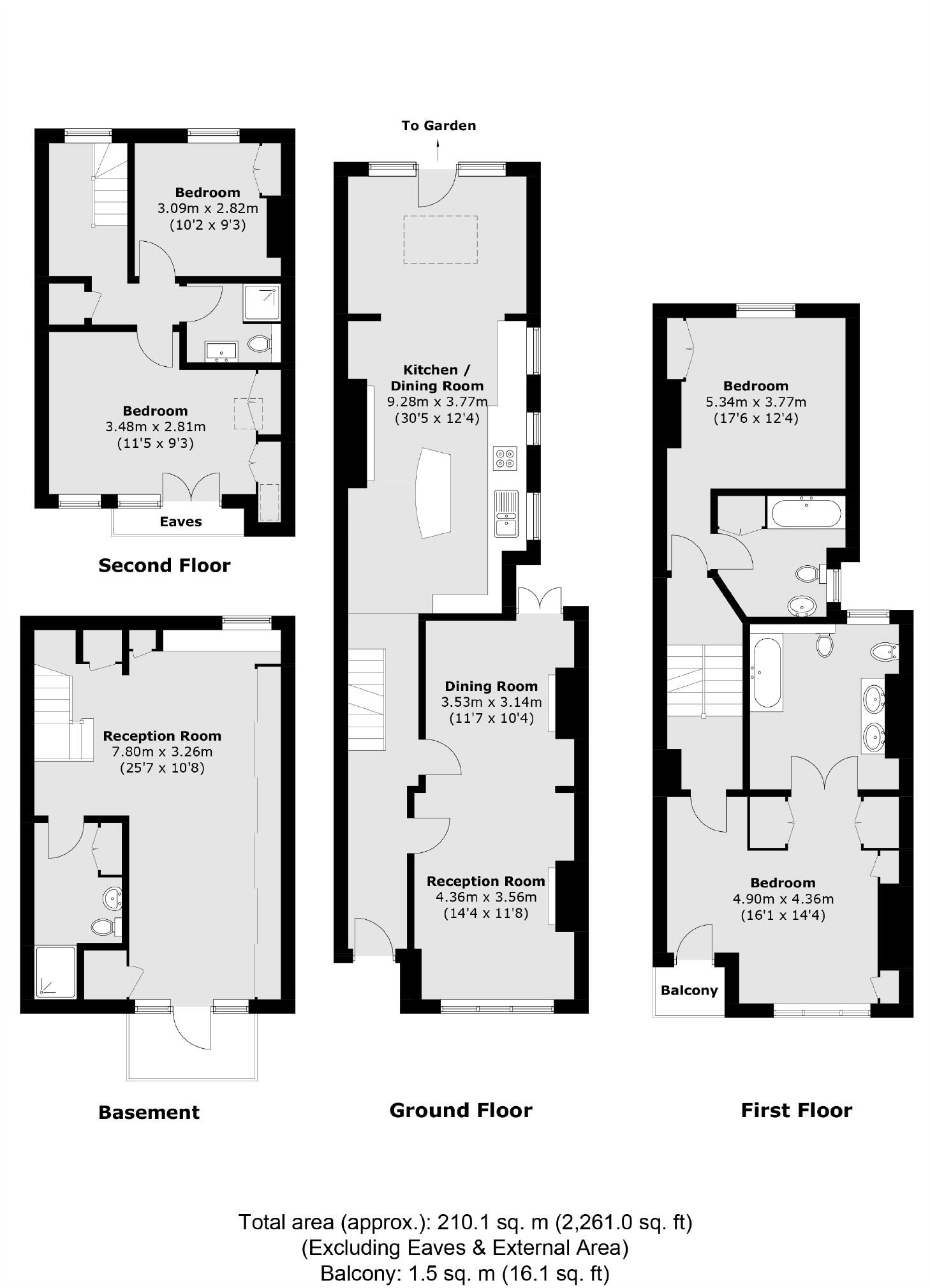 Bovingdon Road, Fulham floorplan