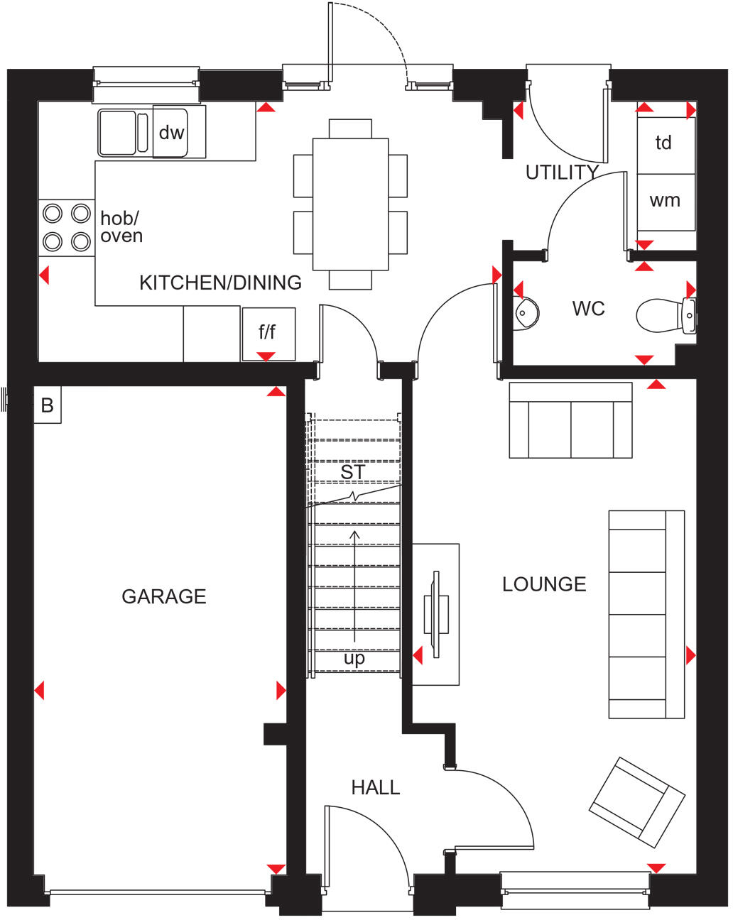 Craigs Road, 
Edinburgh, 
EH12 0BB floorplan