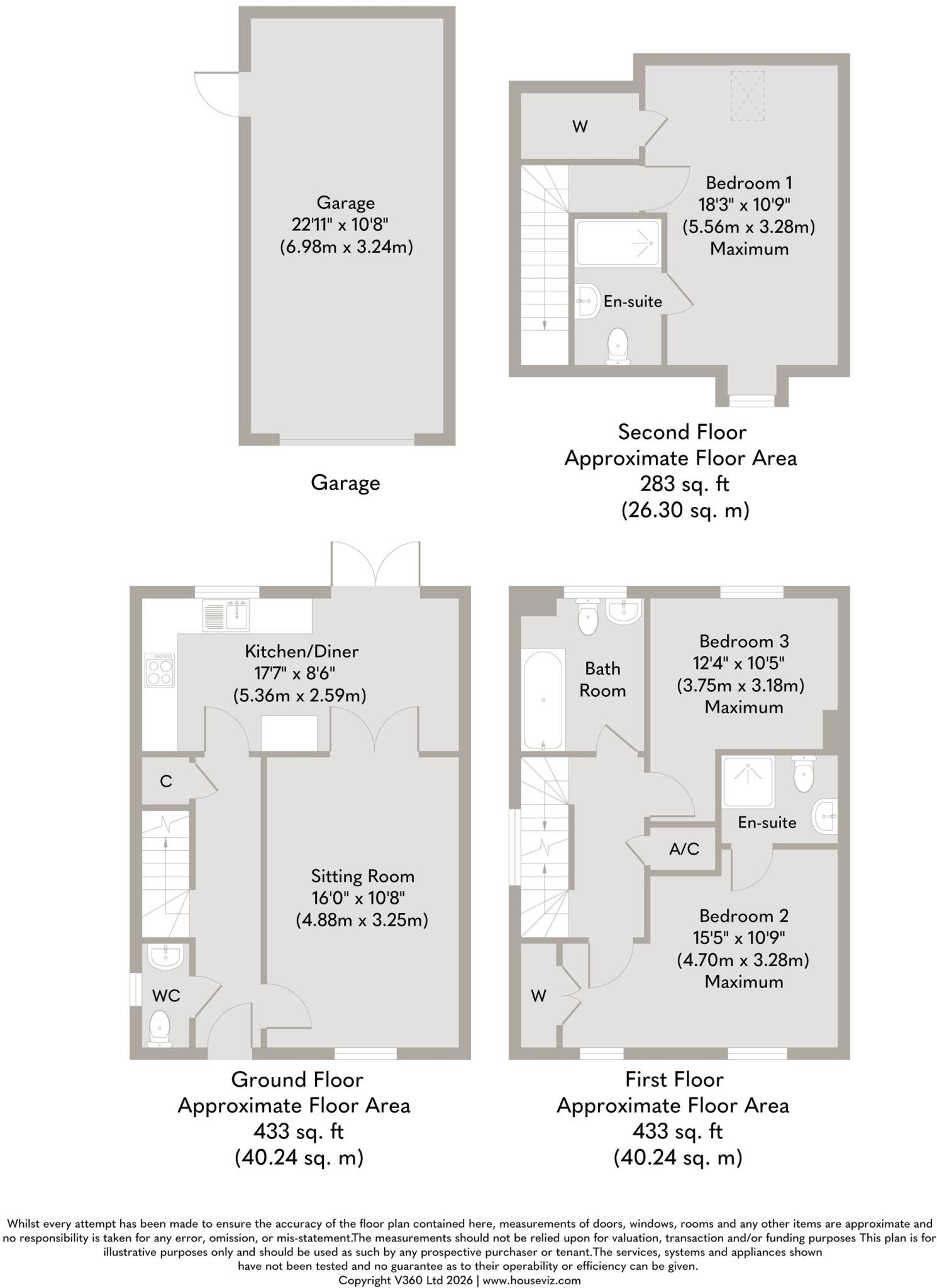 End-of-Terrace Home in Holt Set Across Three Floors floorplan