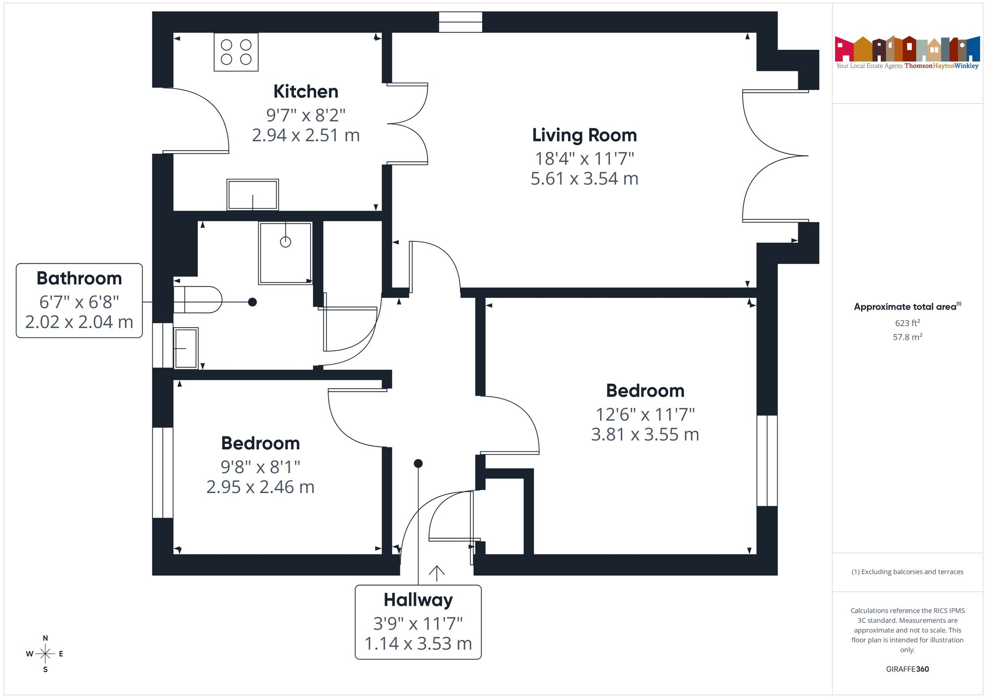 Flat 27 Eaveslea, New Road, Kirkby Lonsdale floorplan