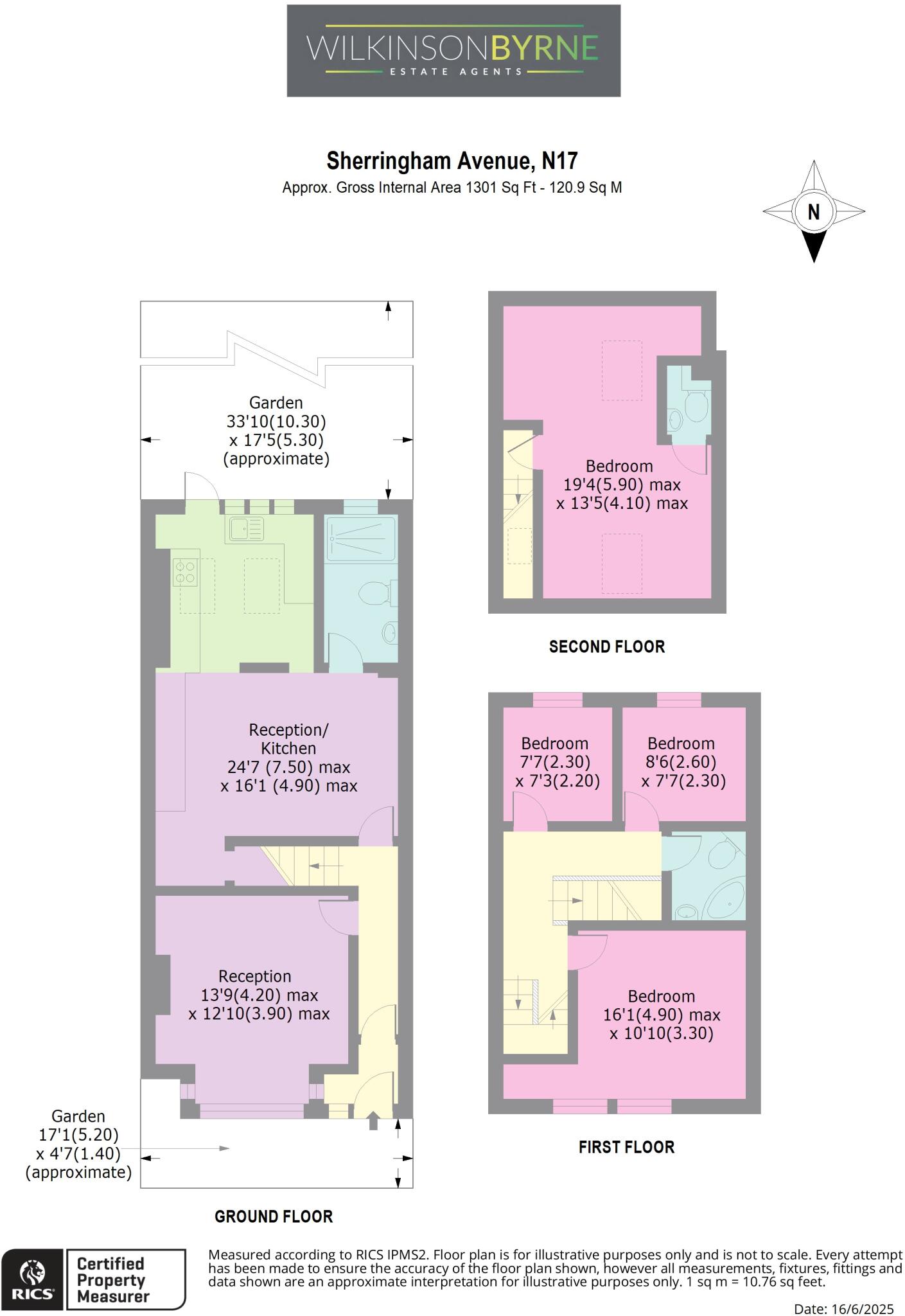 Sherringham Avenue, London floorplan