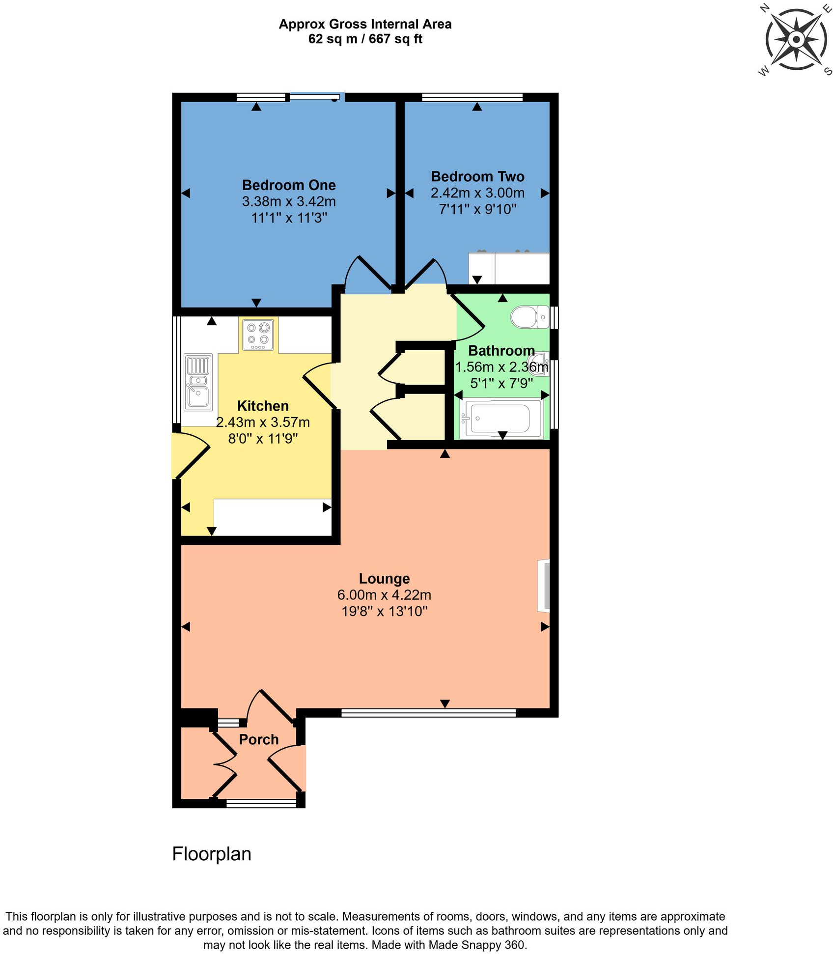 Deramore Close, Ashton-Under-Lyne, OL6 floorplan