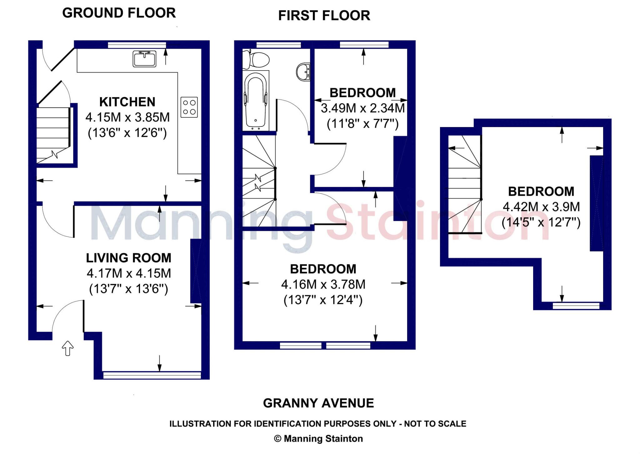 Granny Avenue, Churwell, Morley, Leeds floorplan