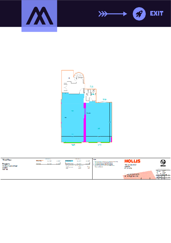 3rd Floor, 56a Poland St Demise Plan
