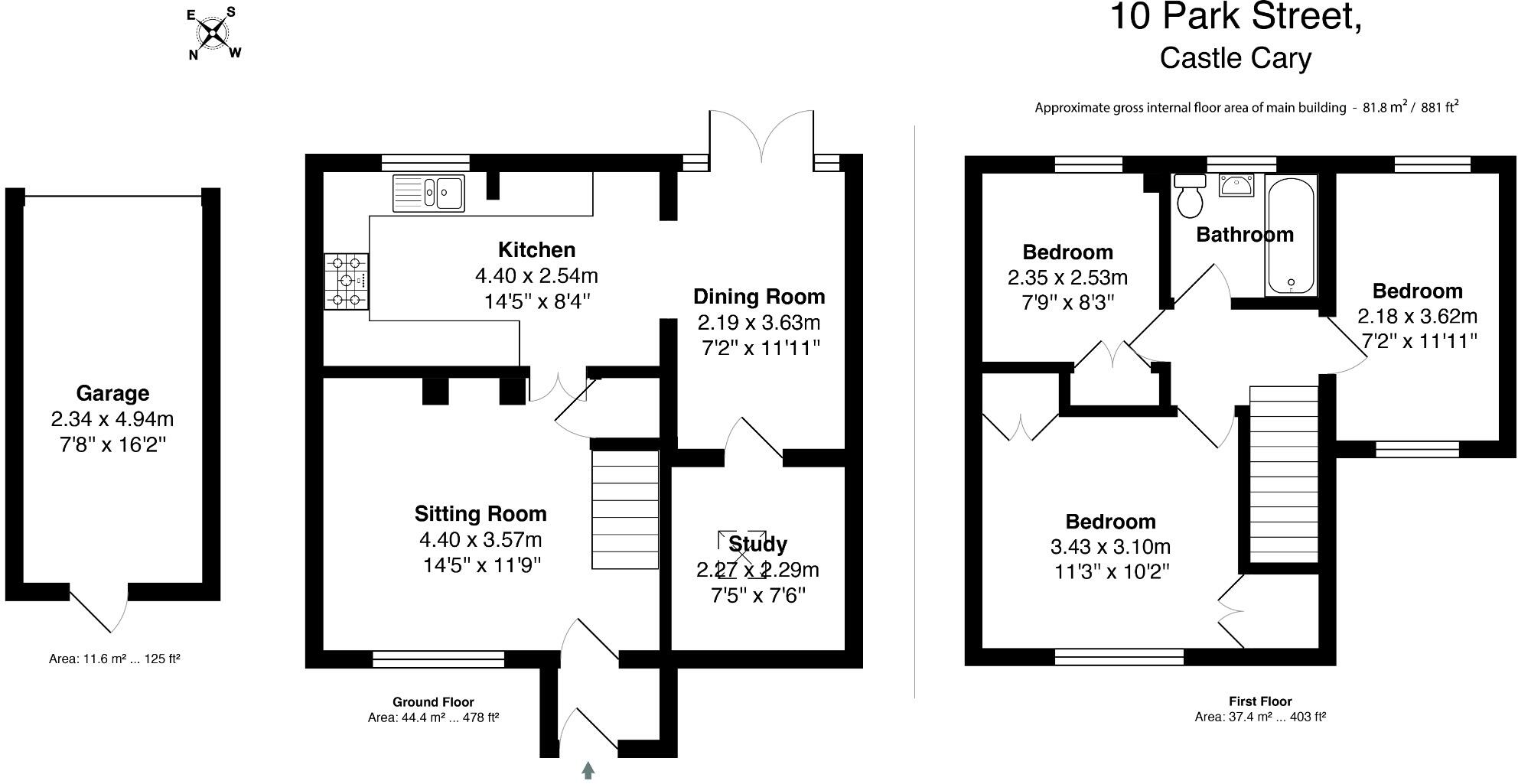 10, Park Street, Castle Cary floorplan