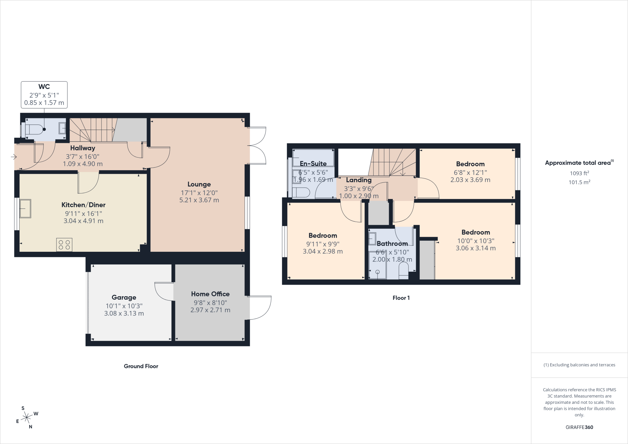 Newick Way, East Grinstead, West Sussex, RH19 floorplan