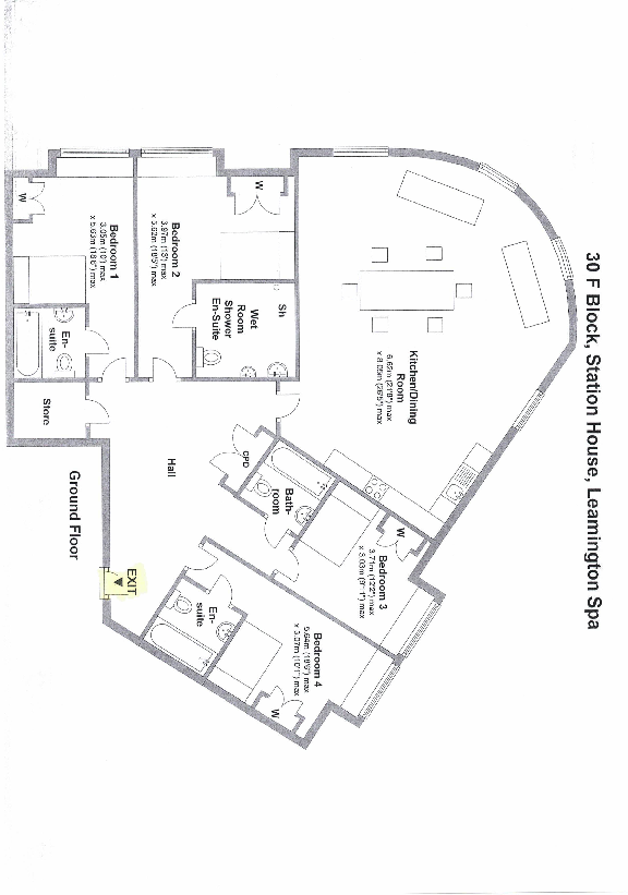 F30 Station House, Old Warwick Road, Leamington Spa floorplan