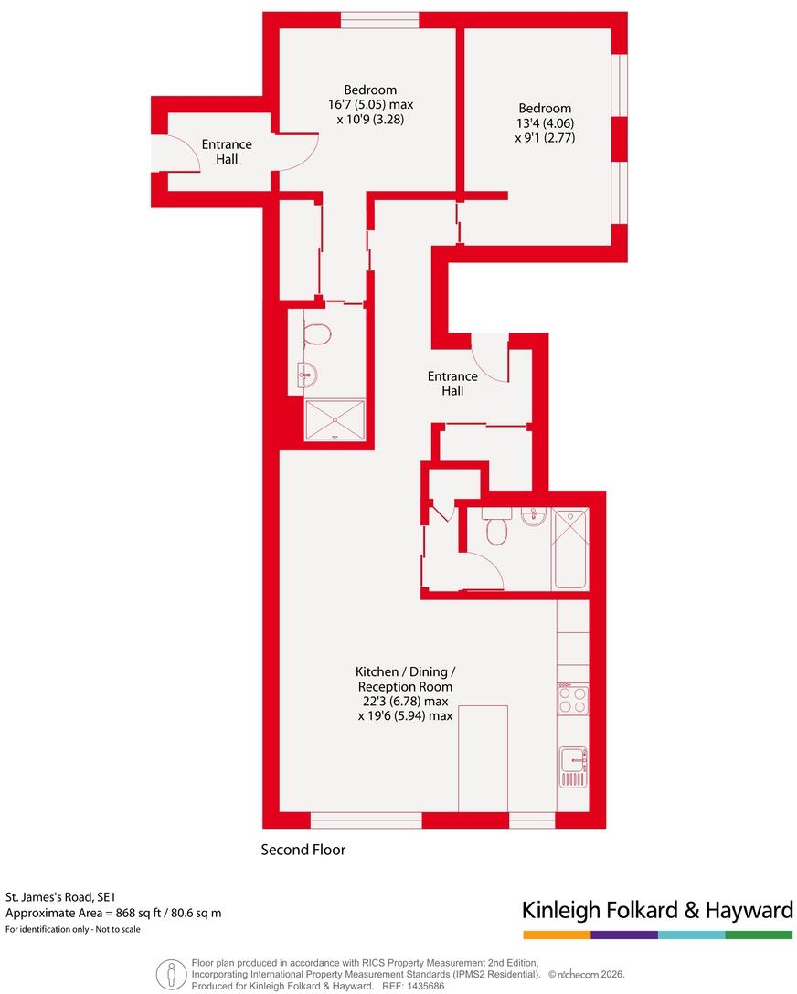 St. James's Road, London, SE1 floorplan