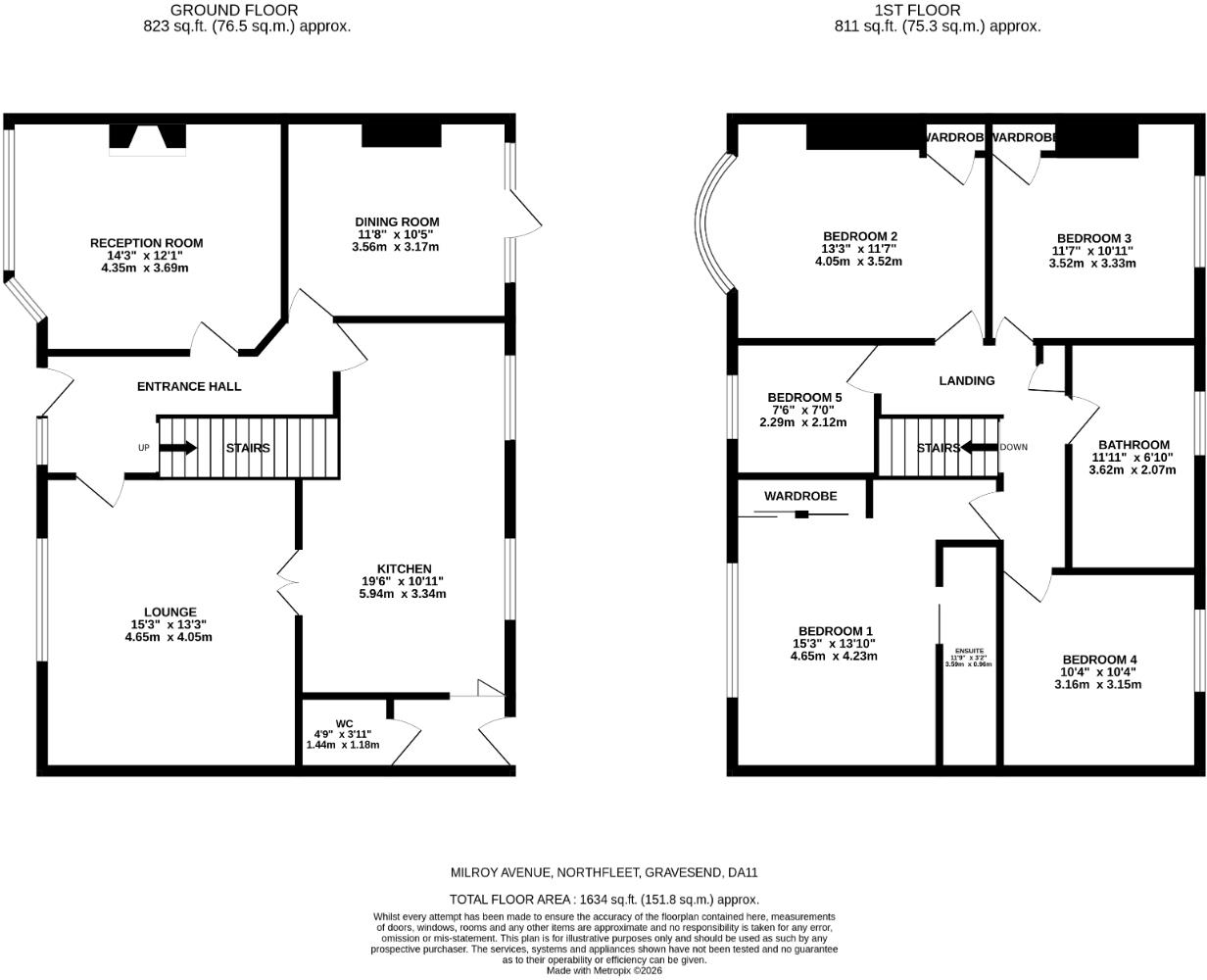 Milroy Avenue, Northfleet, Gravesend, DA11 floorplan