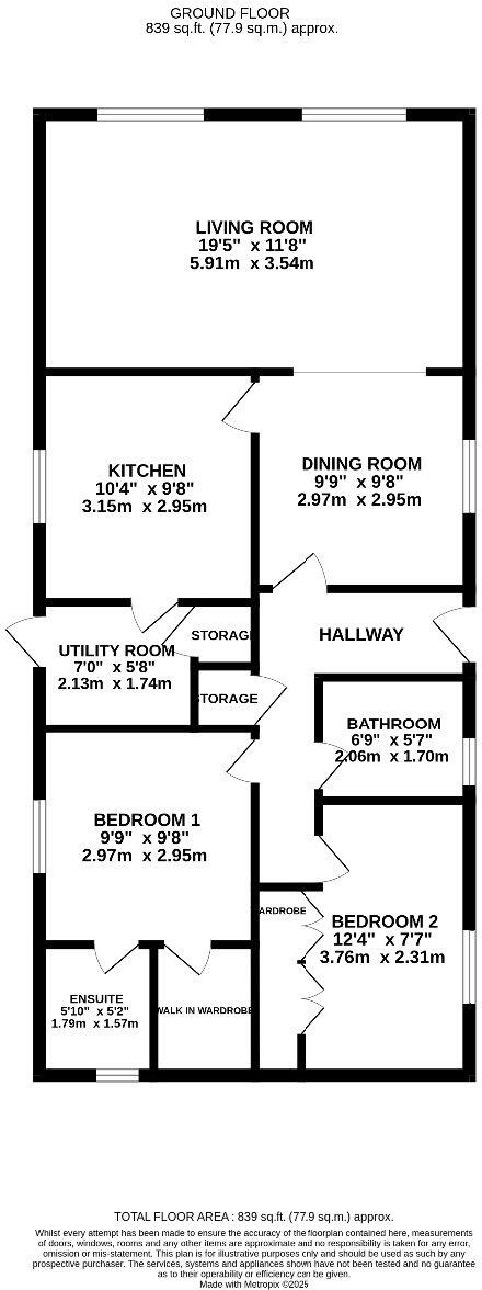 Meadow View, Pilgrims Retreat, Maidstone floorplan