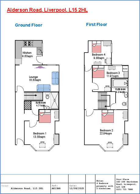 Alderson Road, Liverpool floorplan