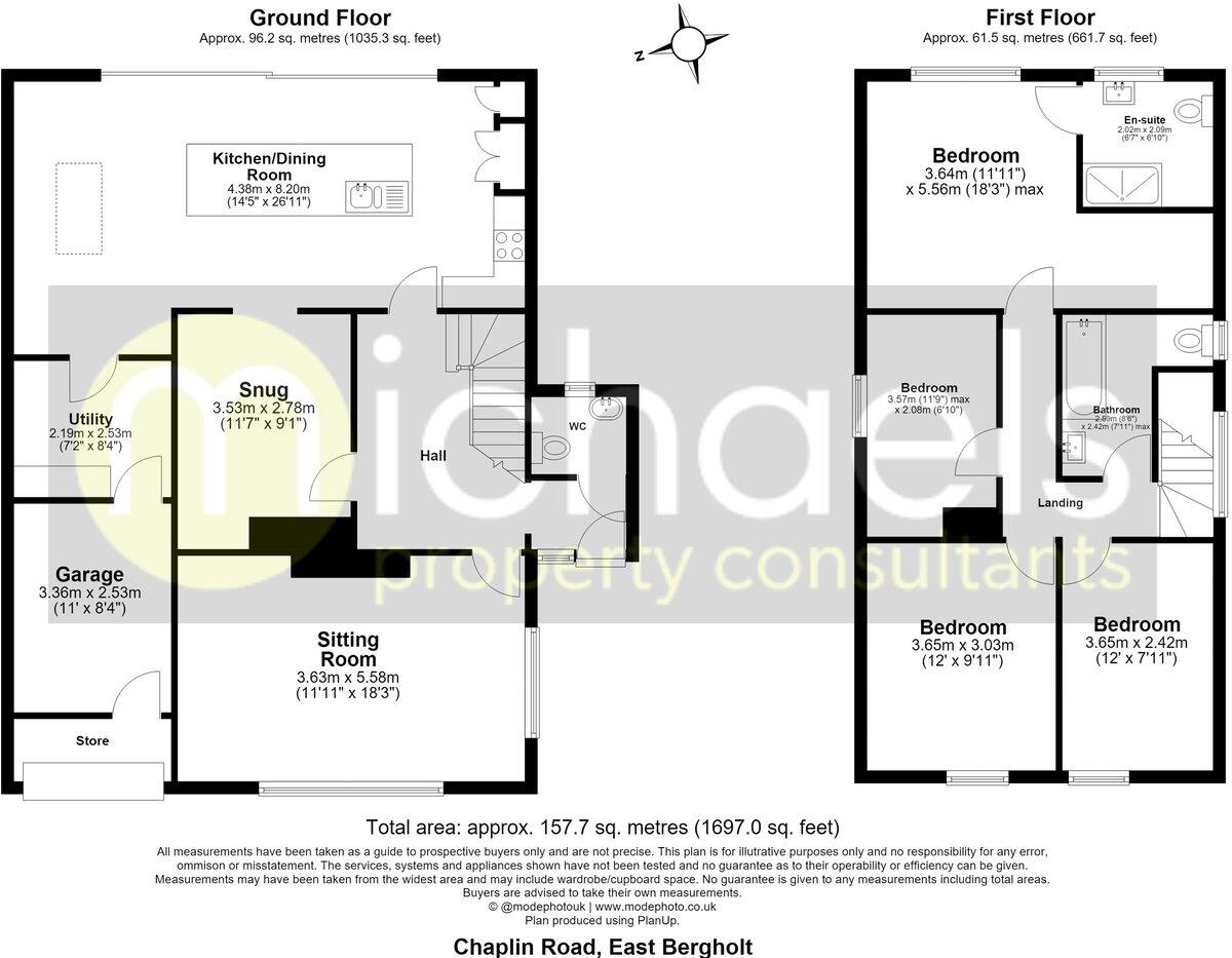 Chaplin Road, East Bergholt, Colchester, CO7 floorplan