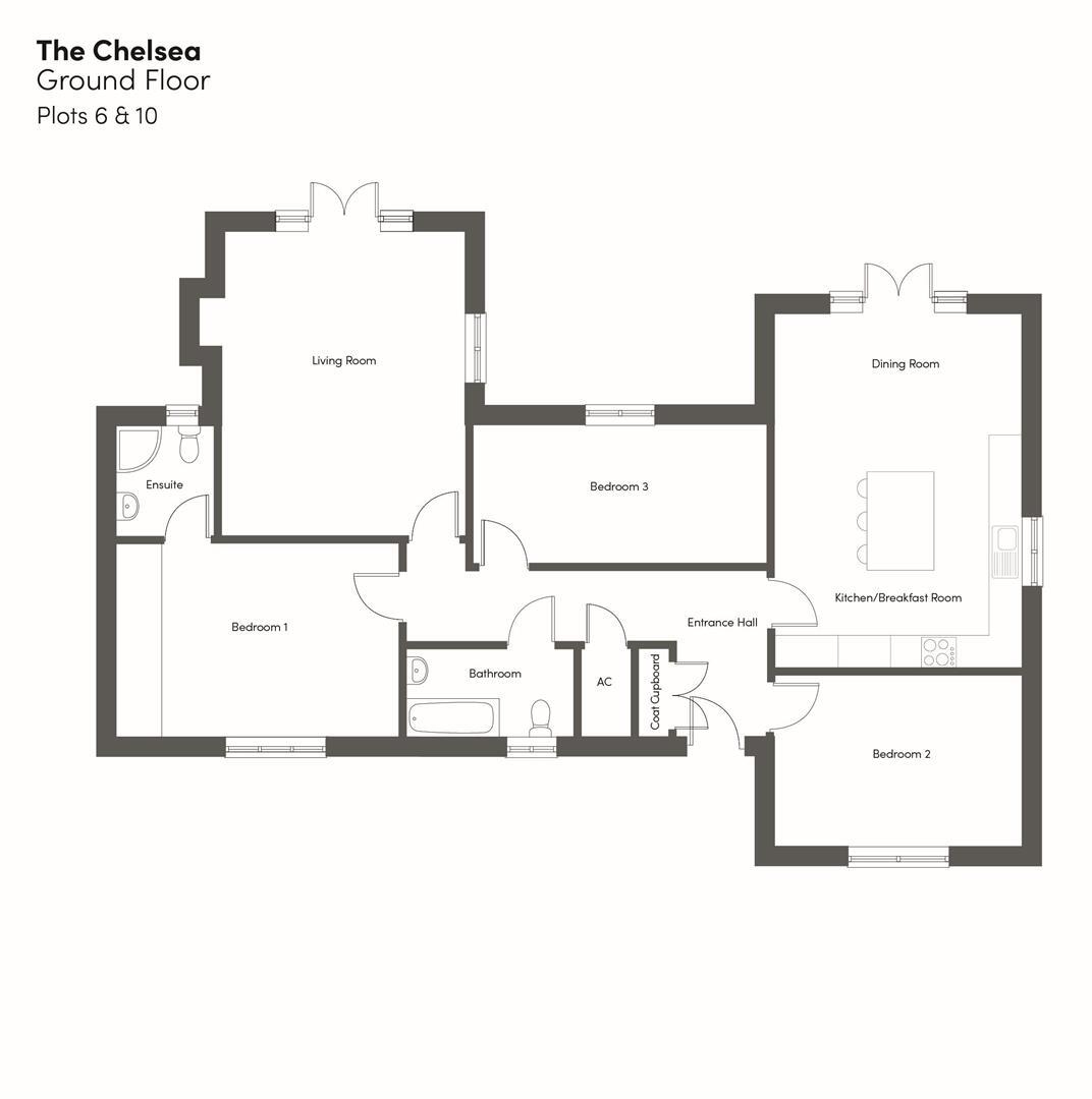 8 Jack Way, Stonham Aspal, Stowmarket. floorplan