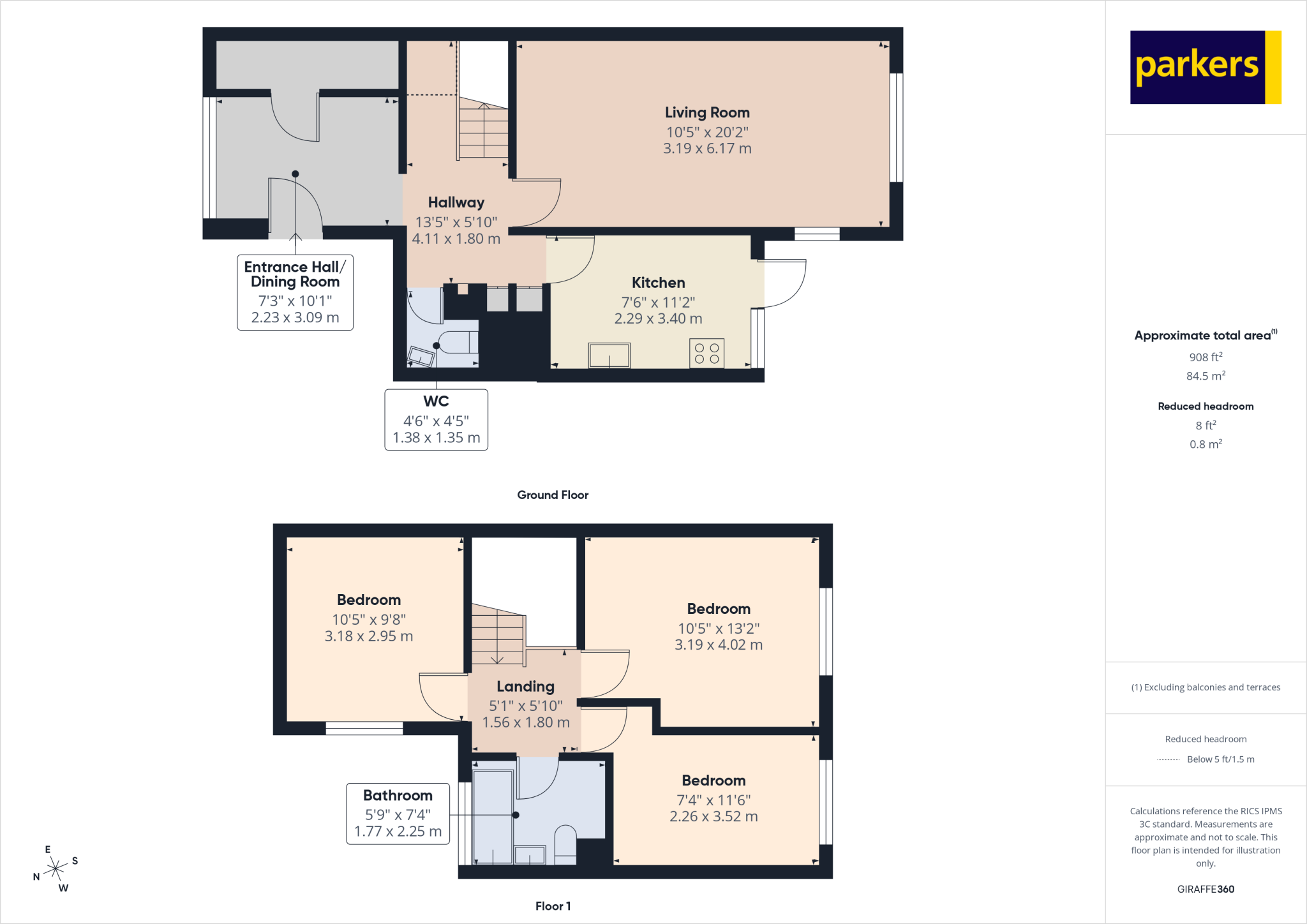 Martin Close, Basingstoke, Hampshire, RG21 floorplan