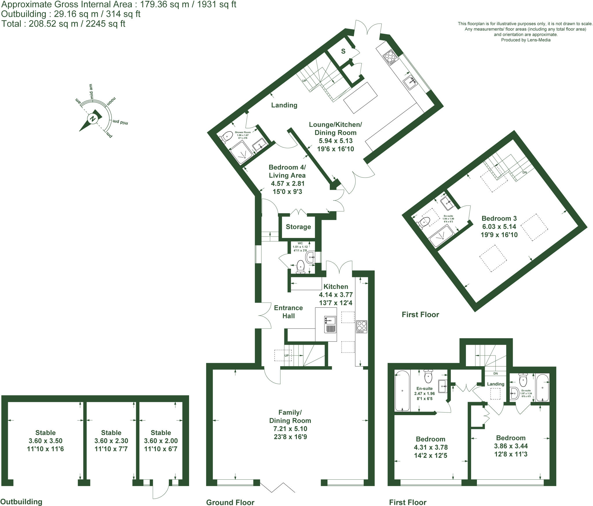 Mellor Brow, Mellor, Blackburn, Lancashire floorplan