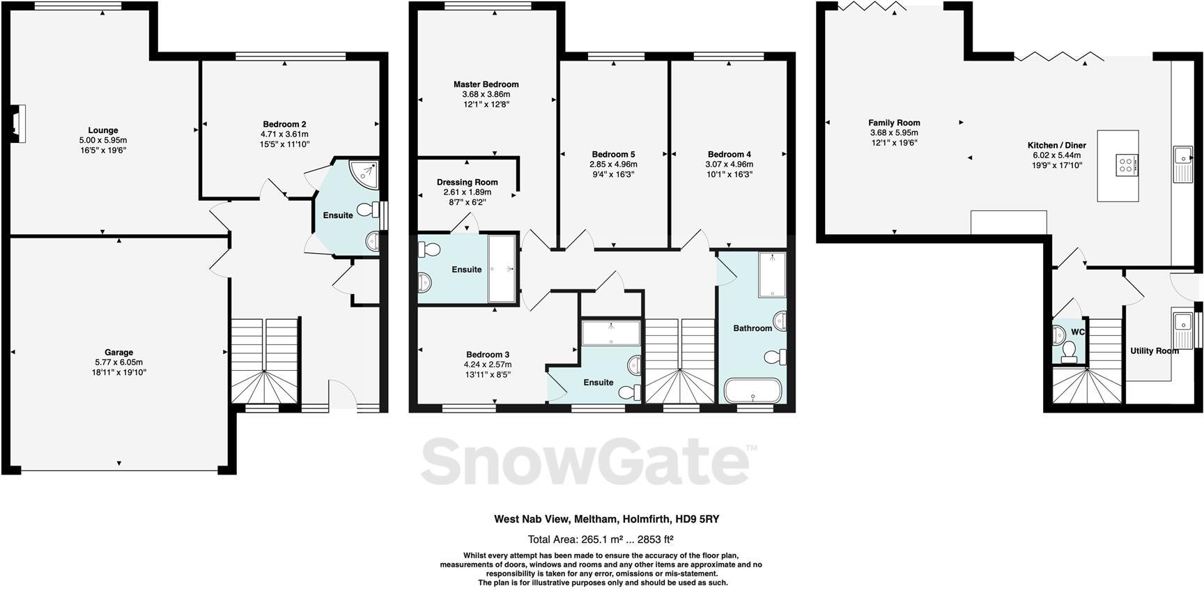 Plot 17 - West Nab View, Meltham HD9 floorplan