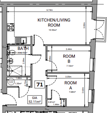 Smiths Flour Mill floorplan