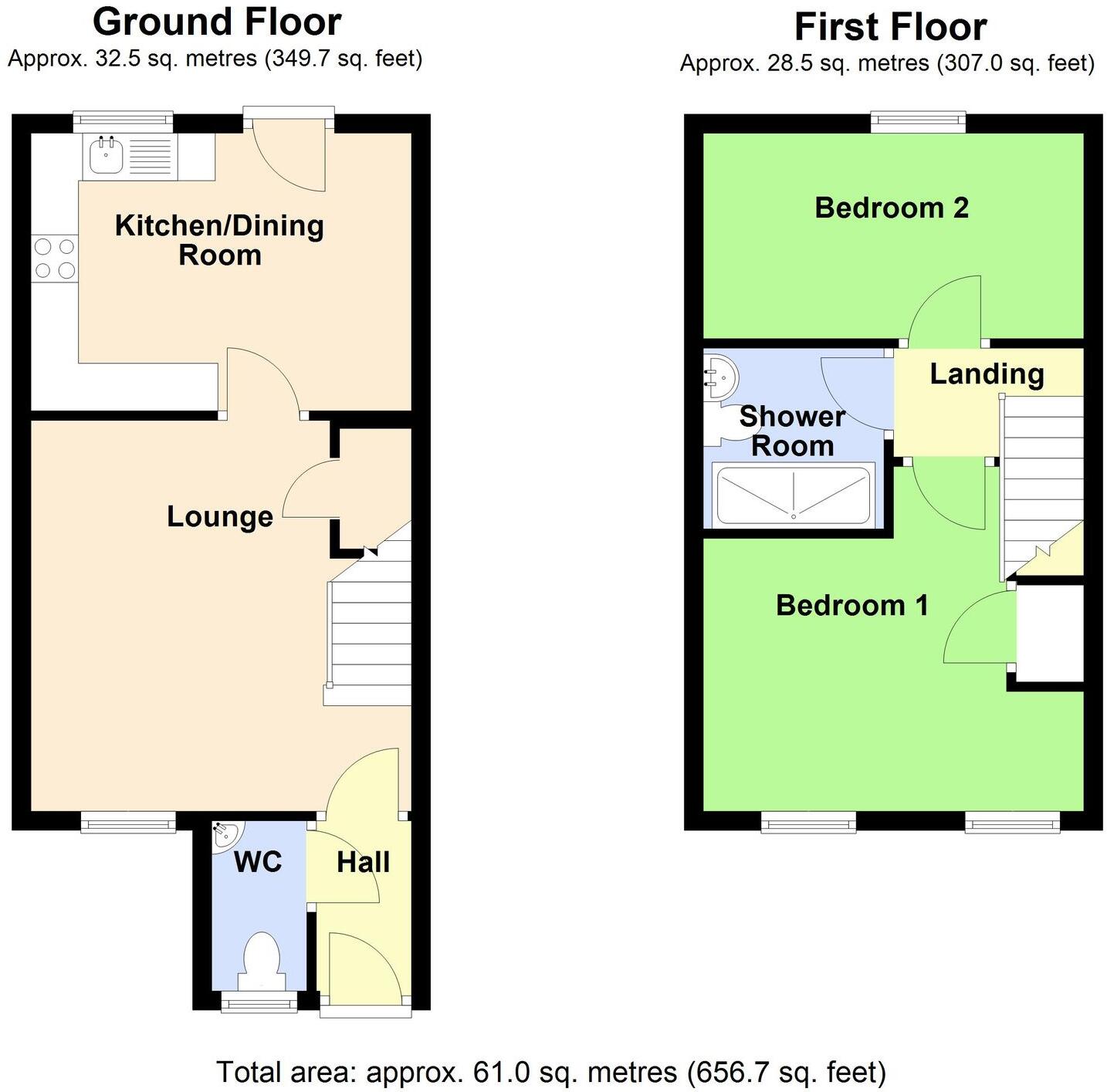 Mulberry Way, Skegness, PE25 floorplan