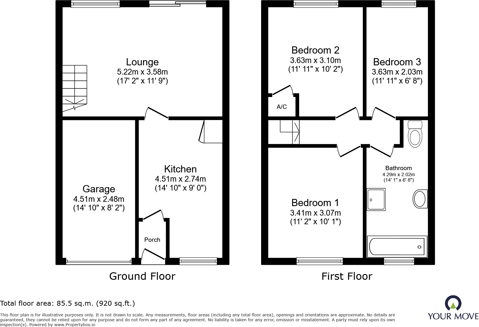 Chichester Avenue, Dudley, West Midlands, DY2 floorplan