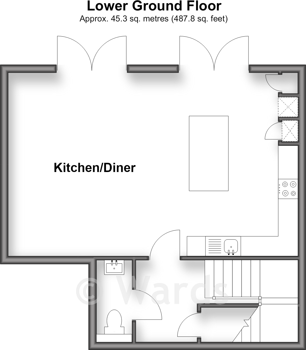 St. Mary's Rise, Lydden, Dover, Kent floorplan