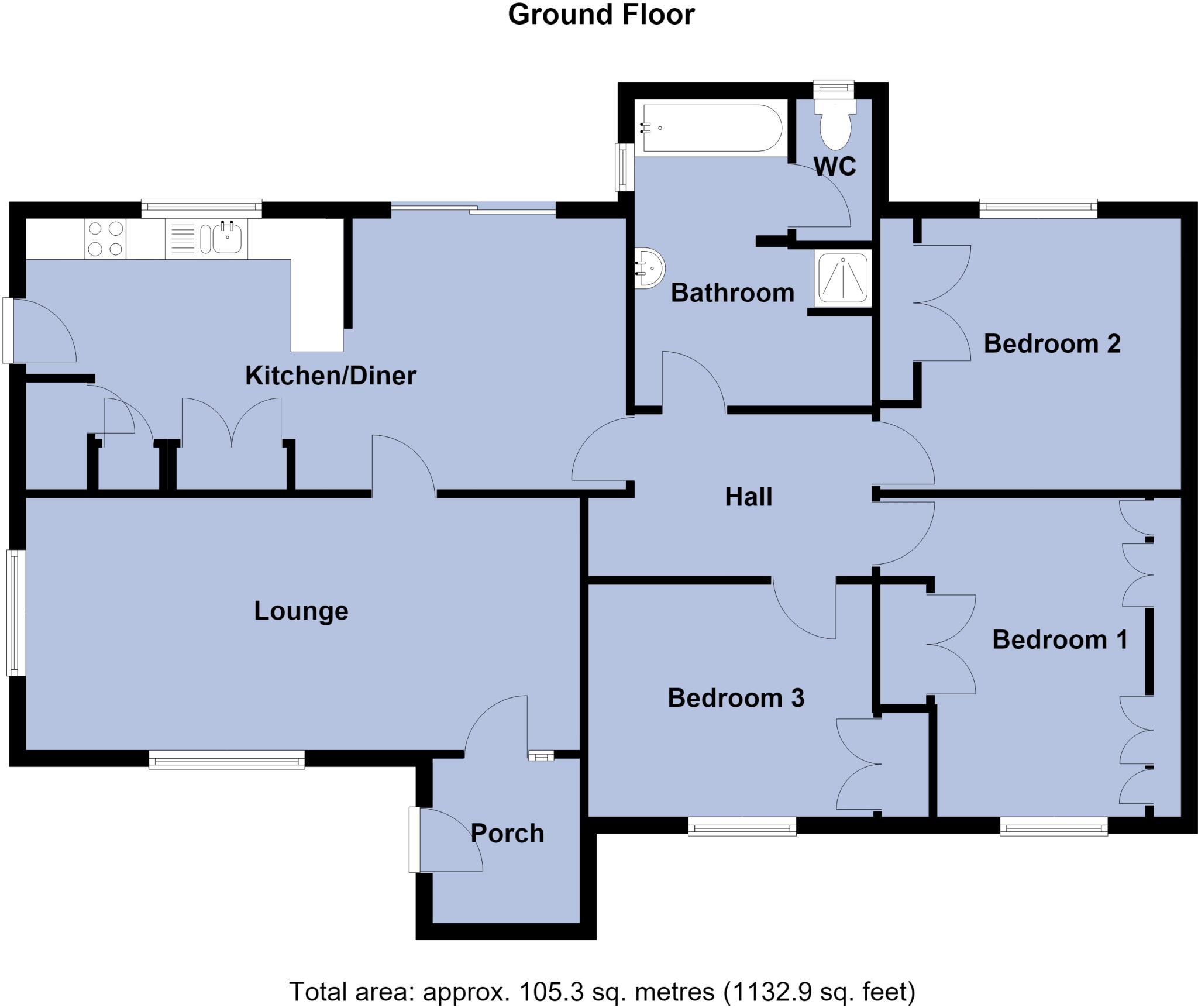 Eastwood, Chatteris, Cambs., PE16 6RX floorplan