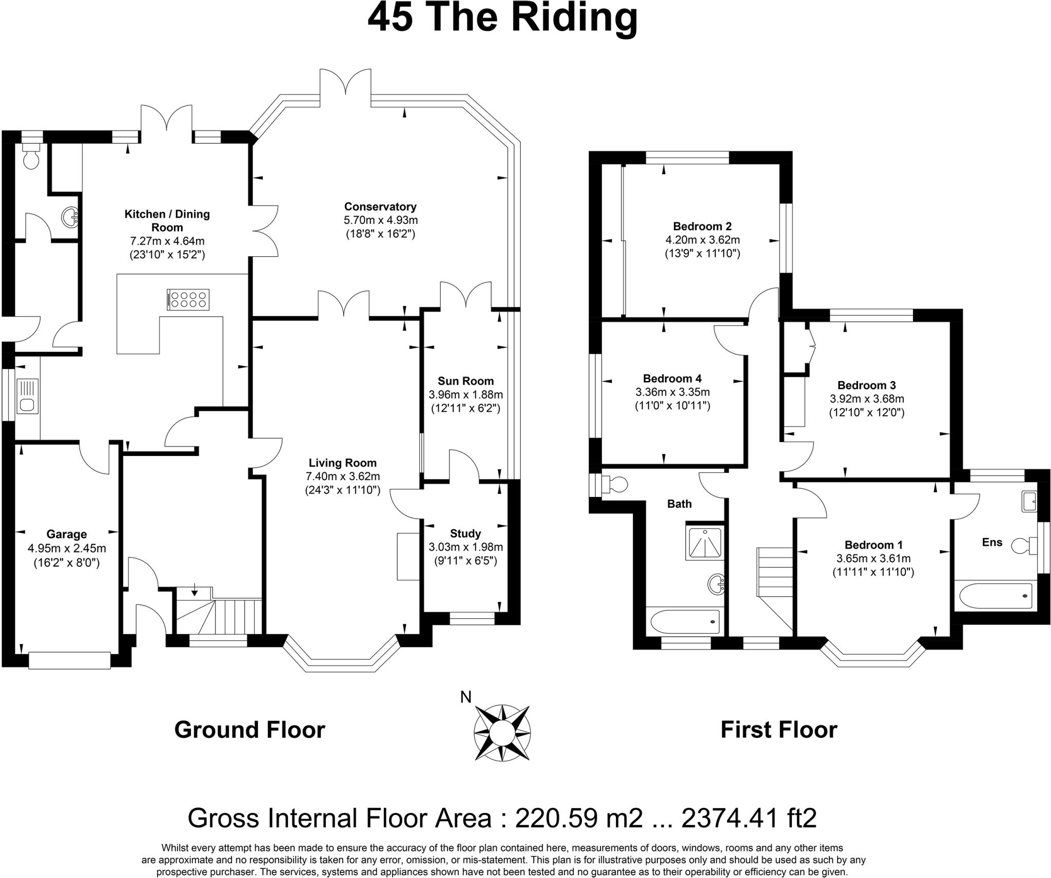 The Riding, Woking, Surrey, GU21 floorplan