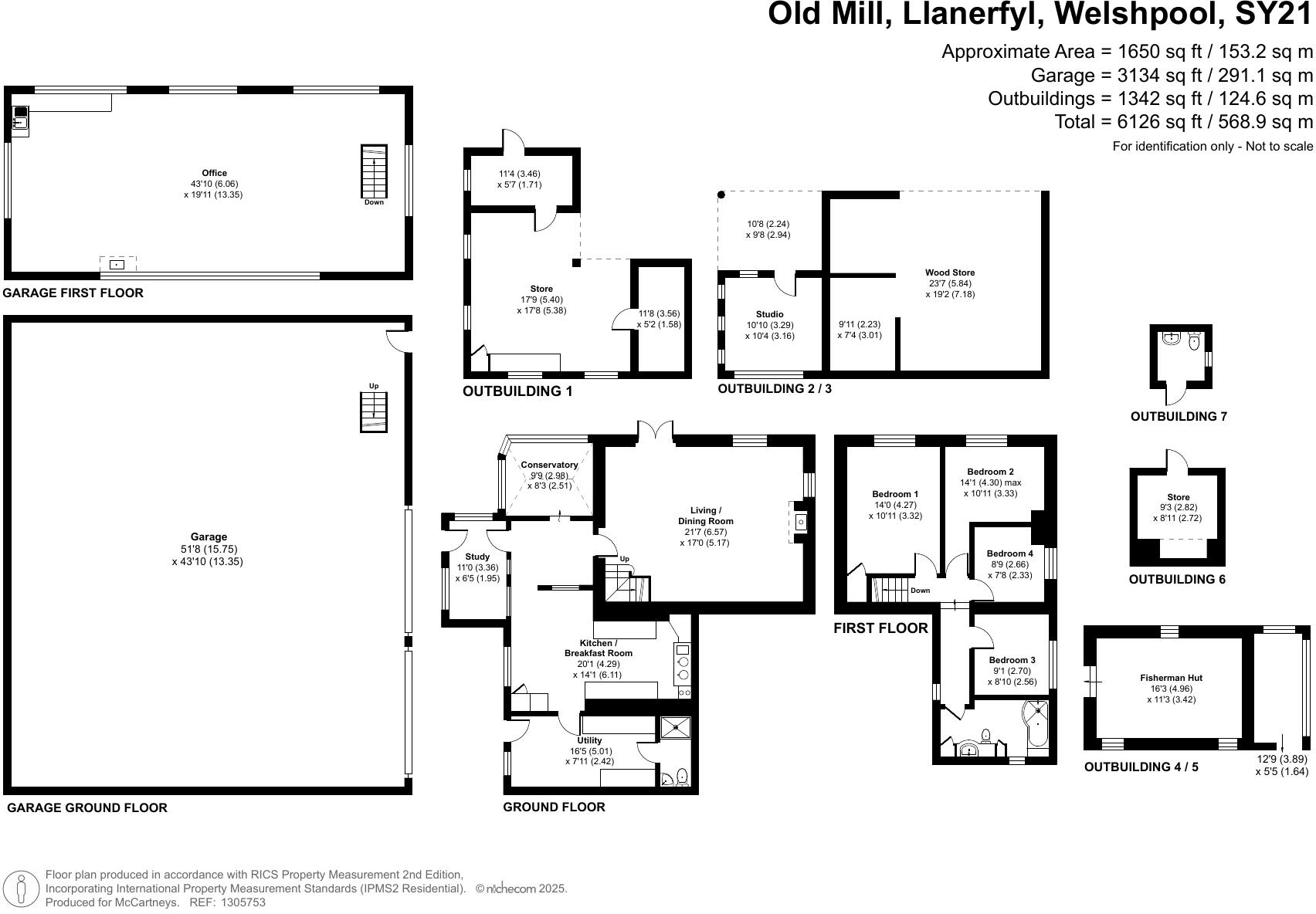 Llanerfyl, Welshpool, Powys floorplan