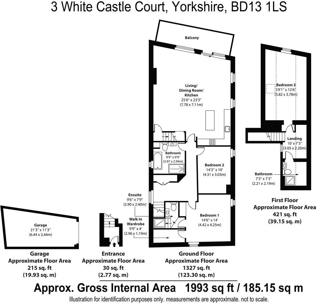3 White Castle Court, Green Lane, Queensbury, Bradford floorplan