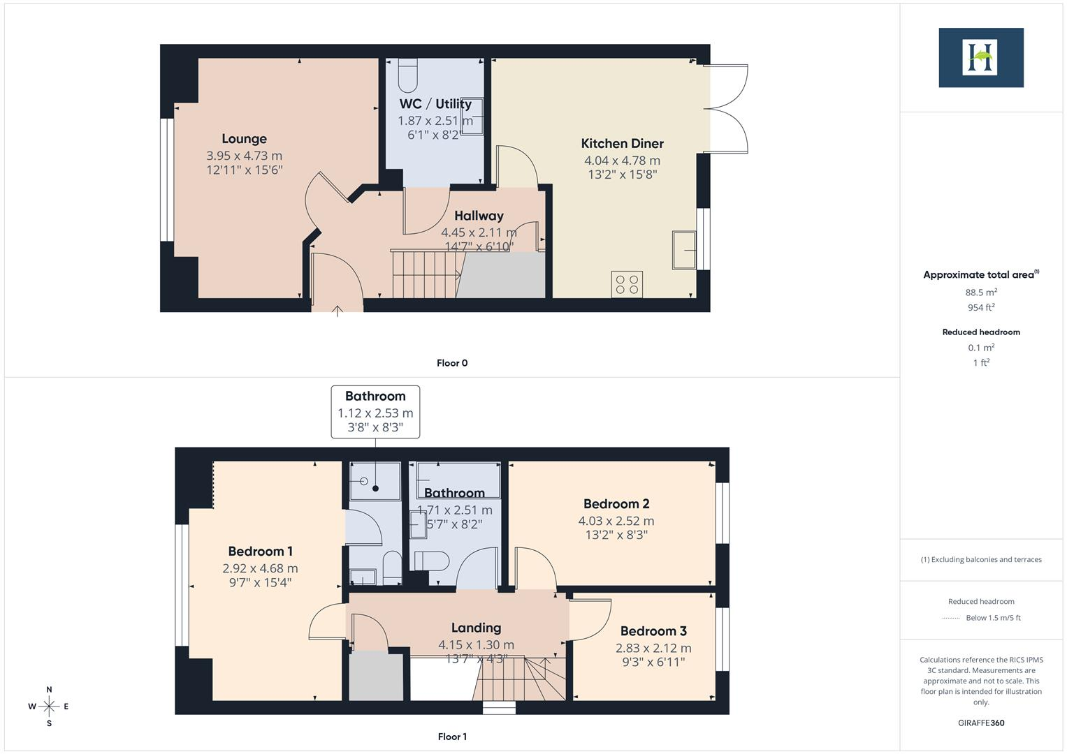 Atlanta View, Westward Ho, Bideford floorplan