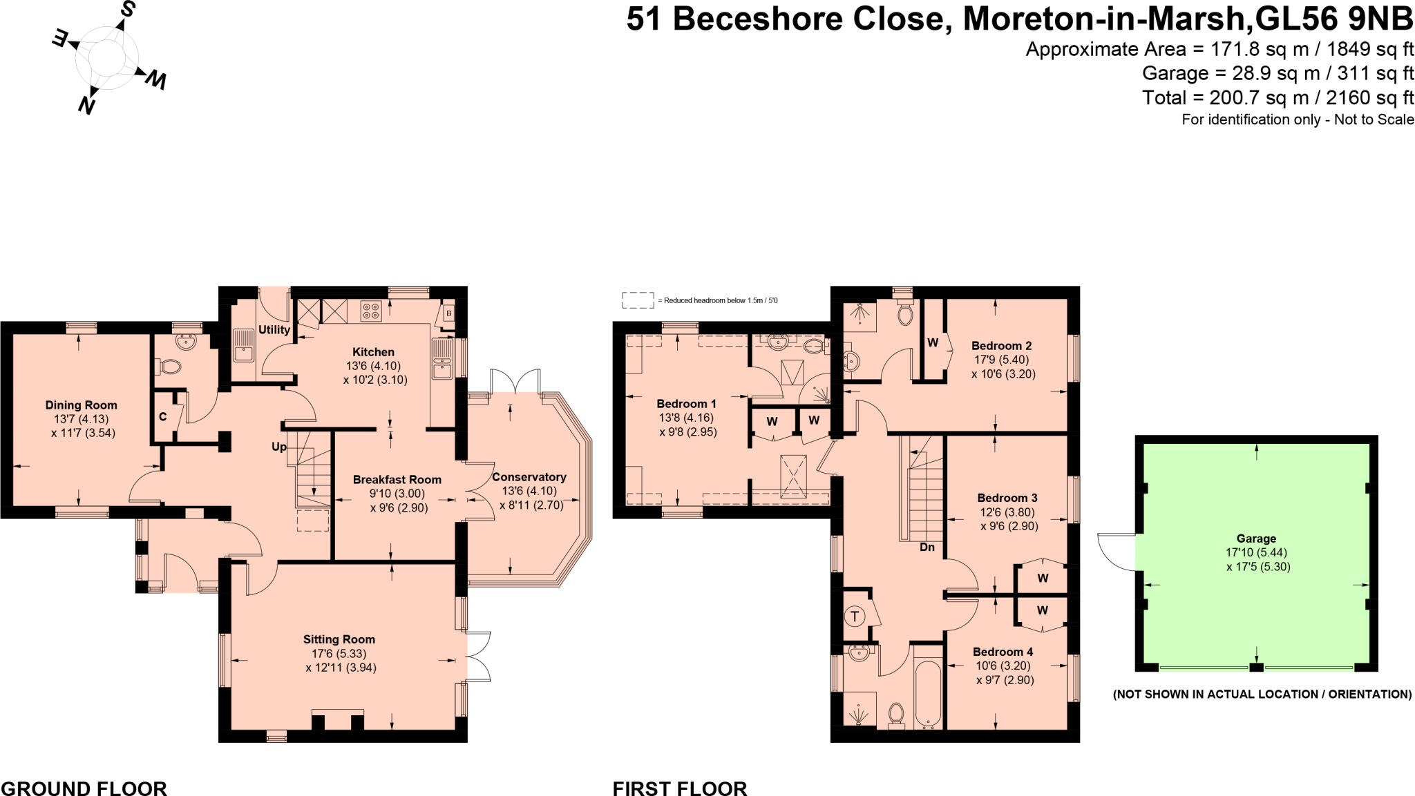 Beceshore Close, Moreton-in-Marsh, Gloucestershire, GL56 floorplan