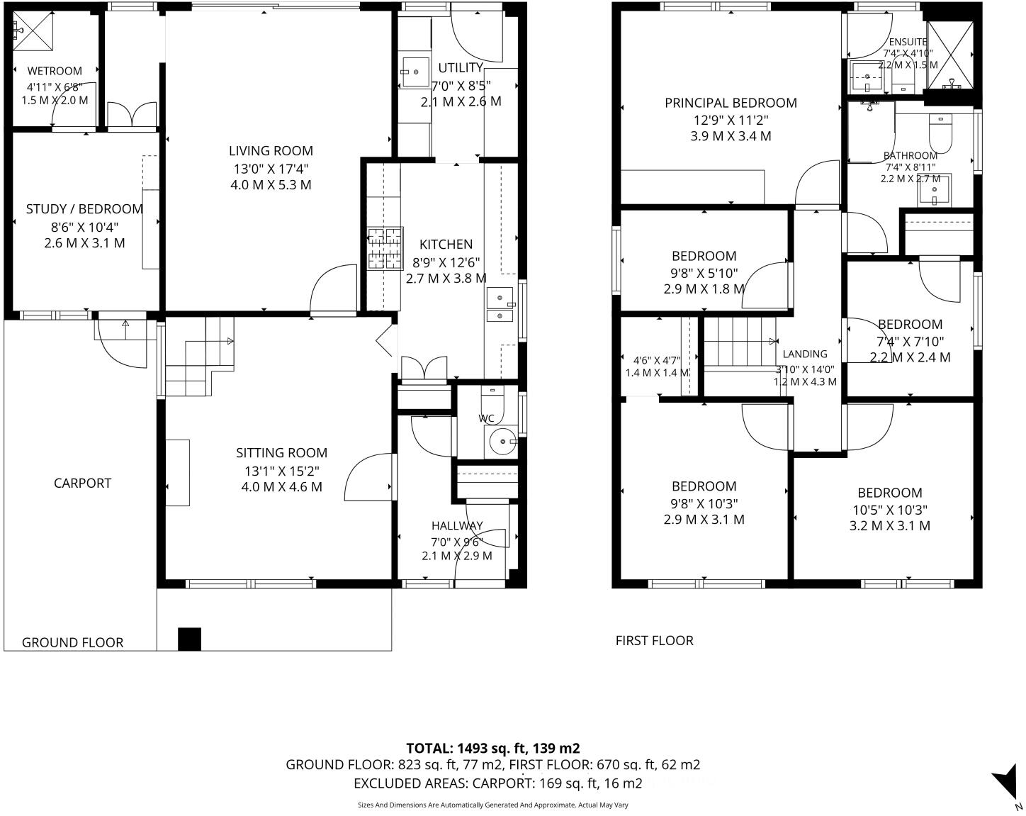 Woodview Road, Dunmow, Essex, CM6 floorplan