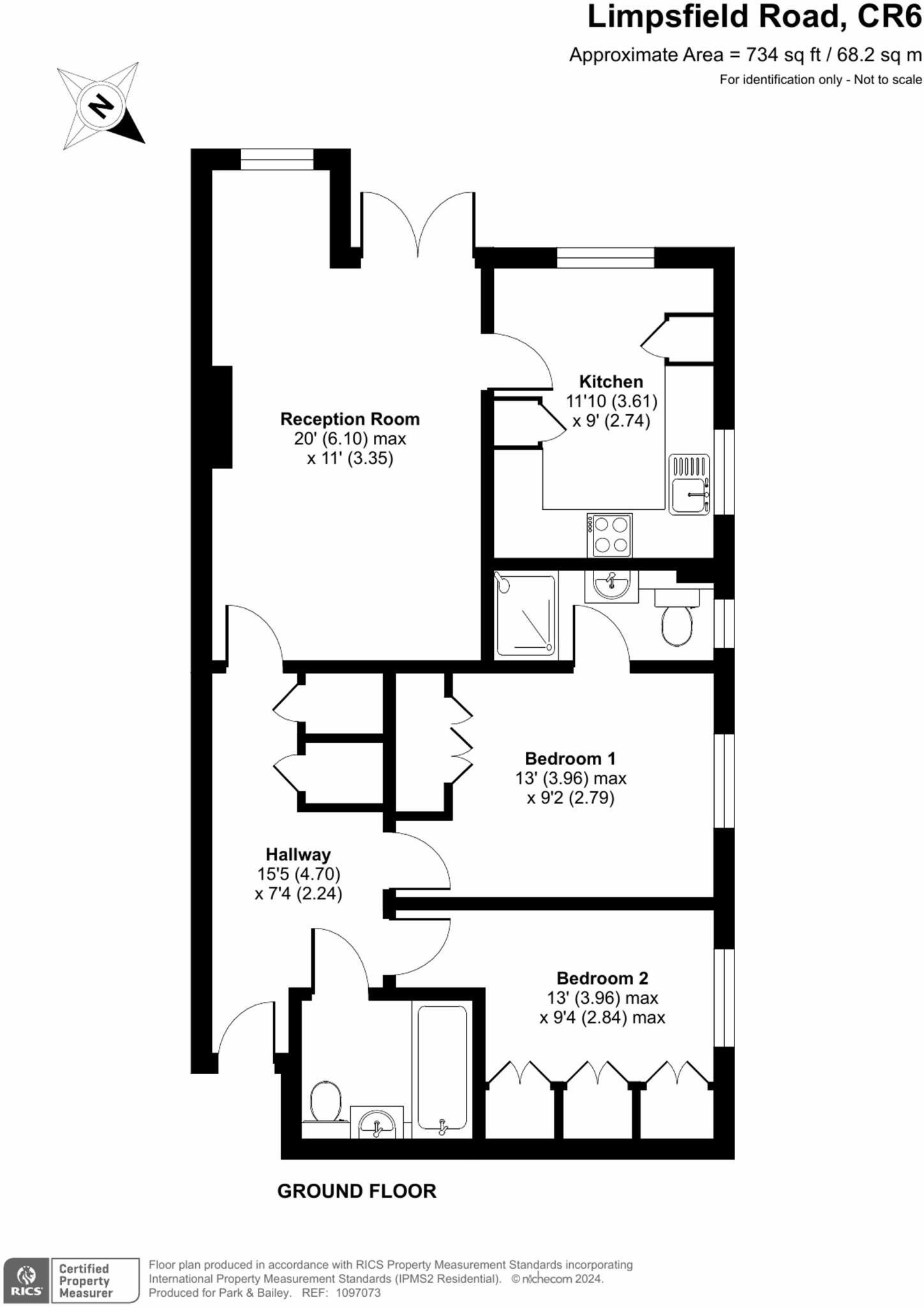 Limpsfield Road, Wren Court, CR6 floorplan