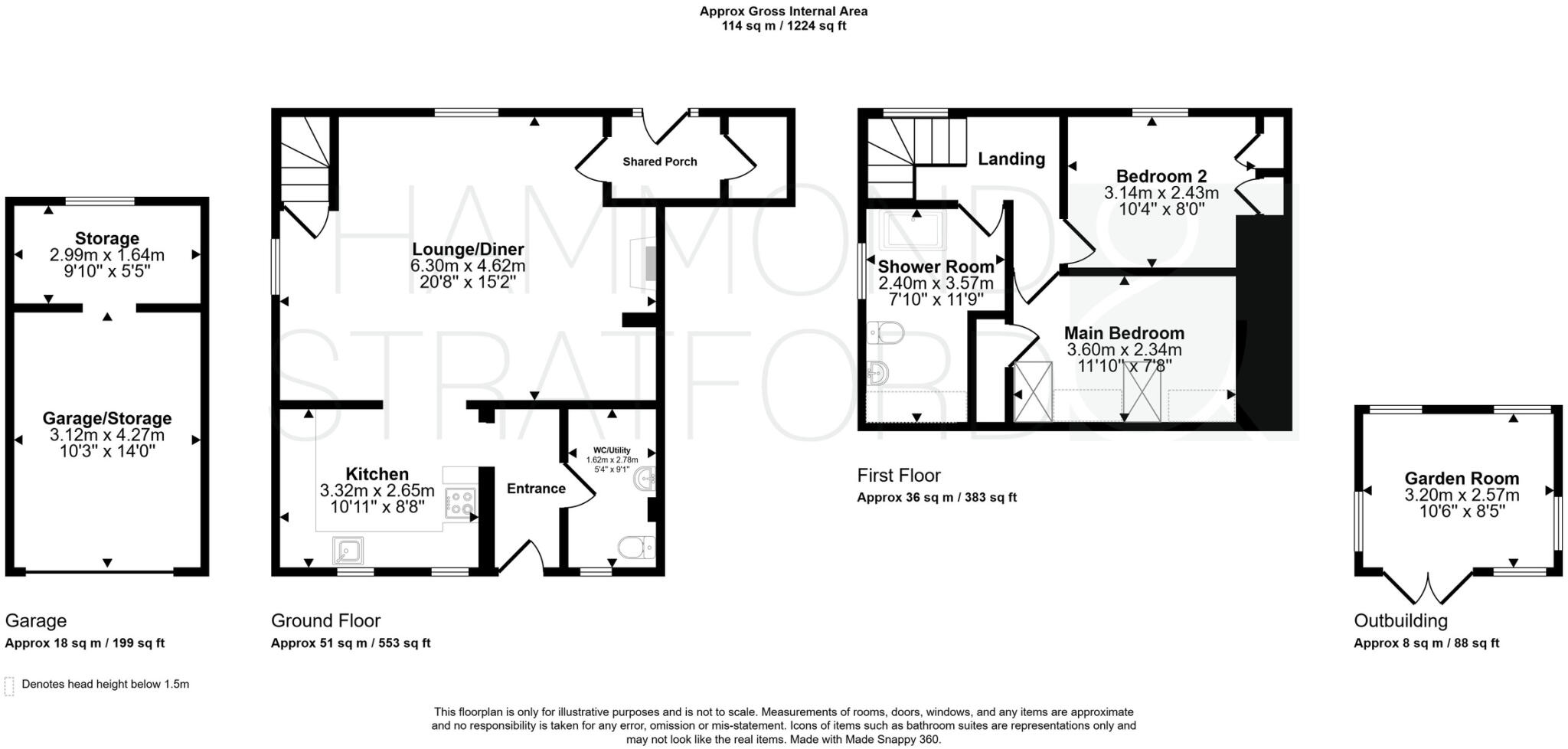 Green Lane, Quidenham floorplan