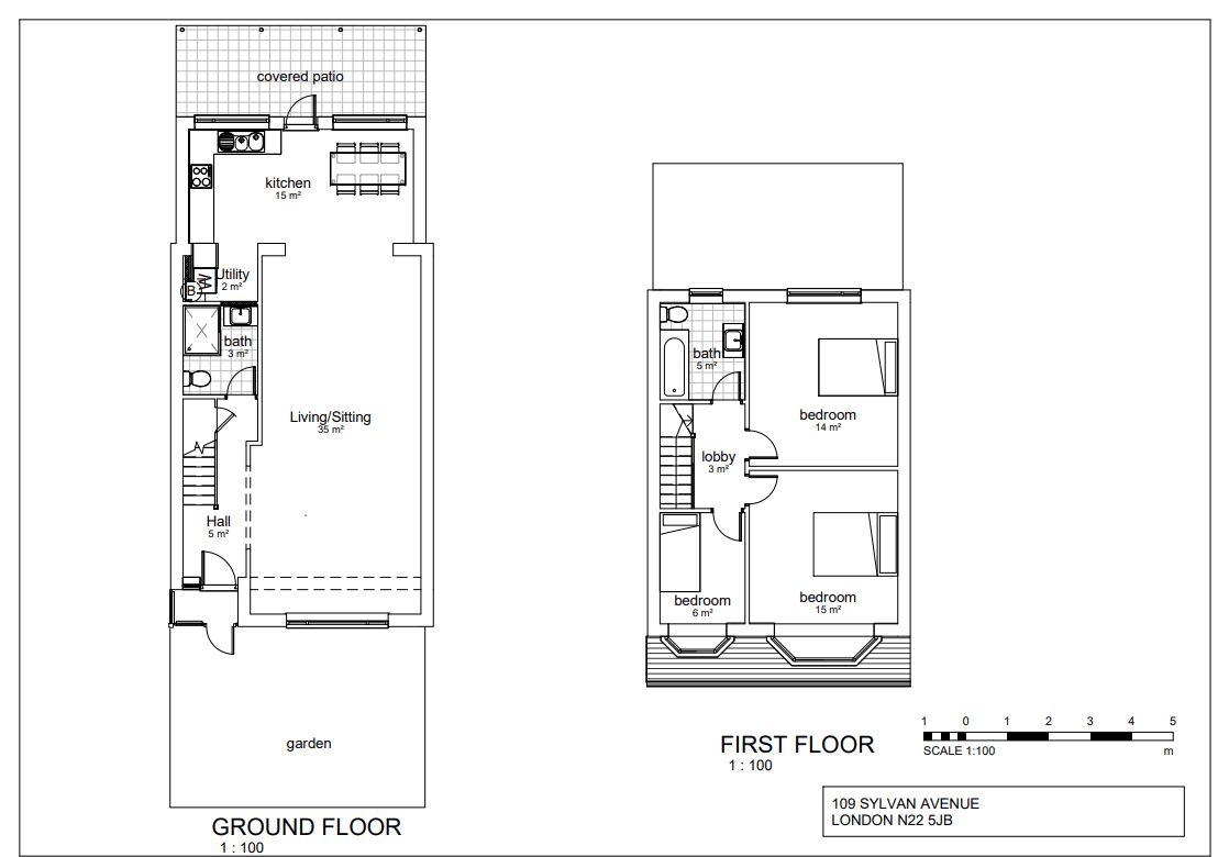 Sylvan Avenue, N22 floorplan