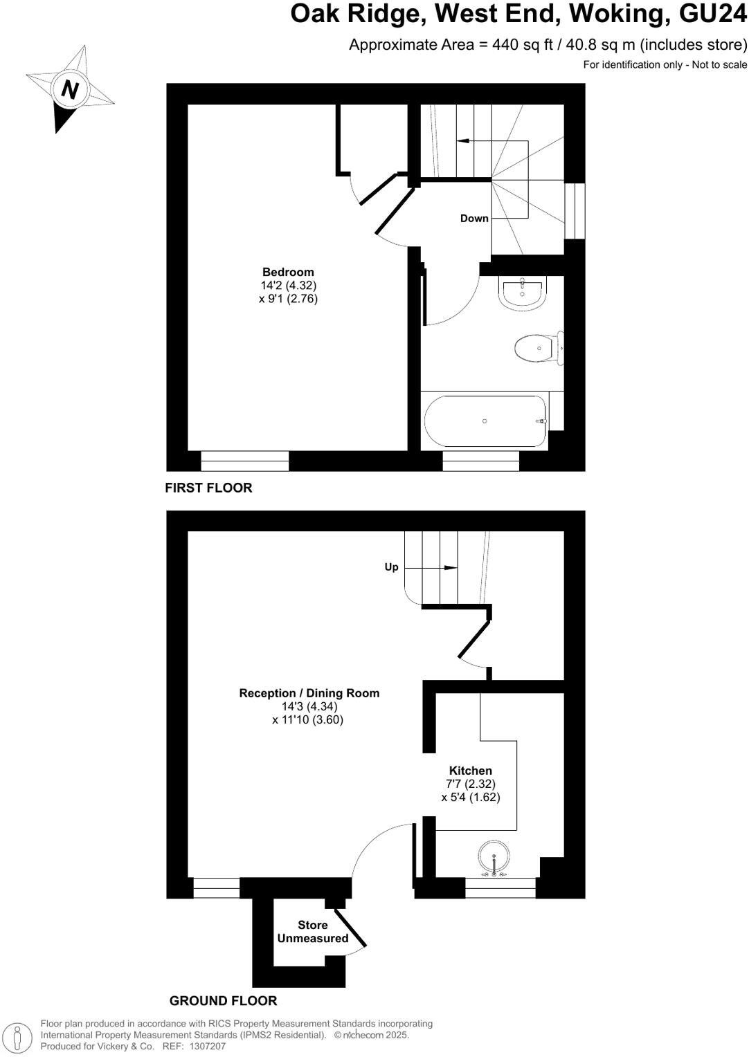 Oak Ridge, West End, Woking, Surrey, GU24 floorplan