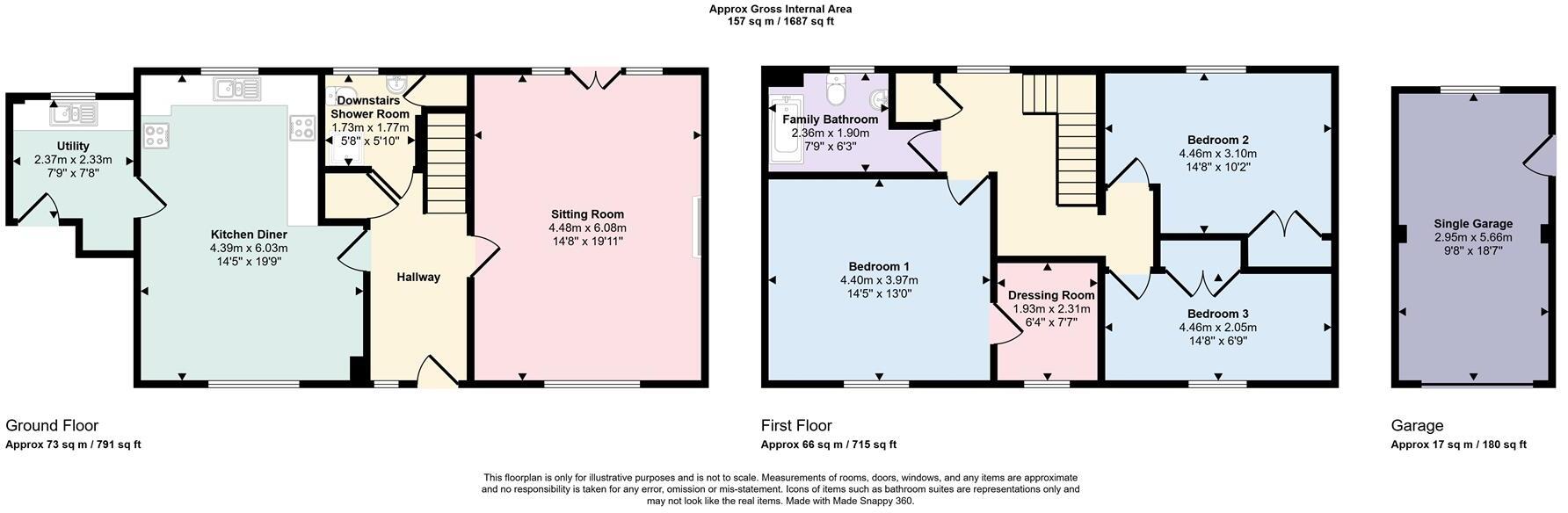 Vicarage Road, Clun, Craven Arms floorplan