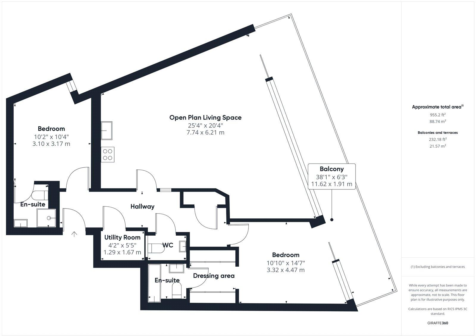 Southbourne Overcliff Drive, Bournemouth, BH6 floorplan