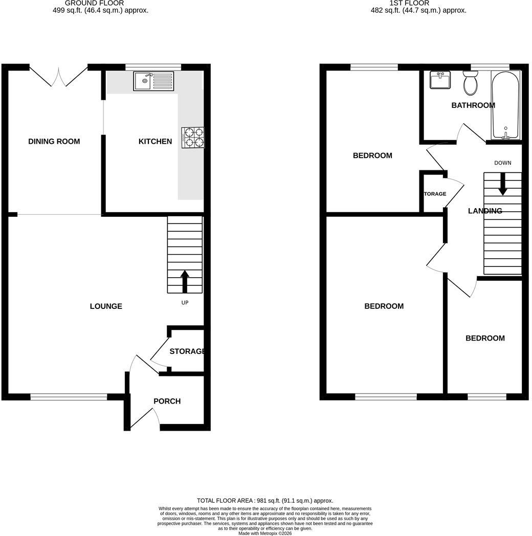 Seamore Walk, Benfleet floorplan