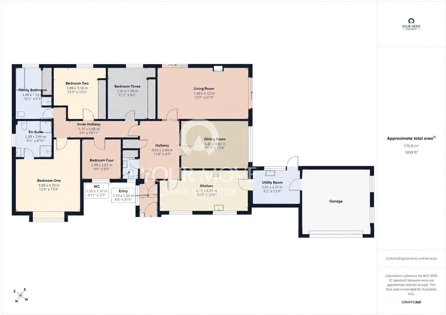 Woodmans Way, Whickham, Newcastle upon Tyne, Tyne and Wear, NE16 floorplan