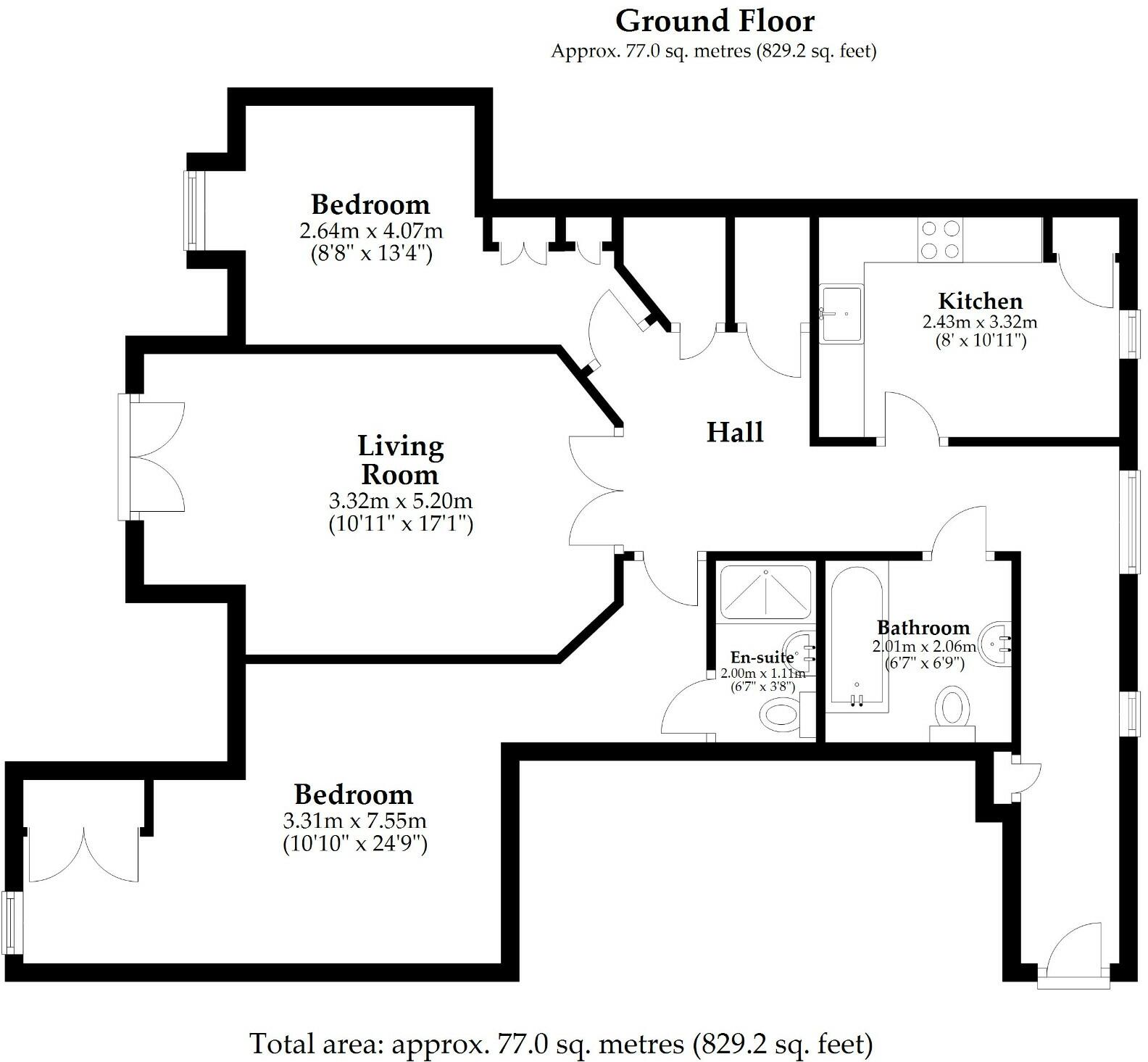 Adelphi Court, Manor Road, Bournemouth, Dorset, BH1 floorplan