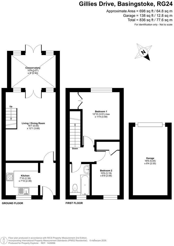 Gillies Drive, Basingstoke, RG24 floorplan