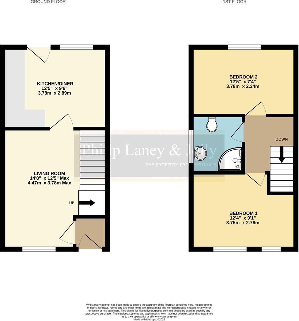 Sheffield Close, Worcester floorplan