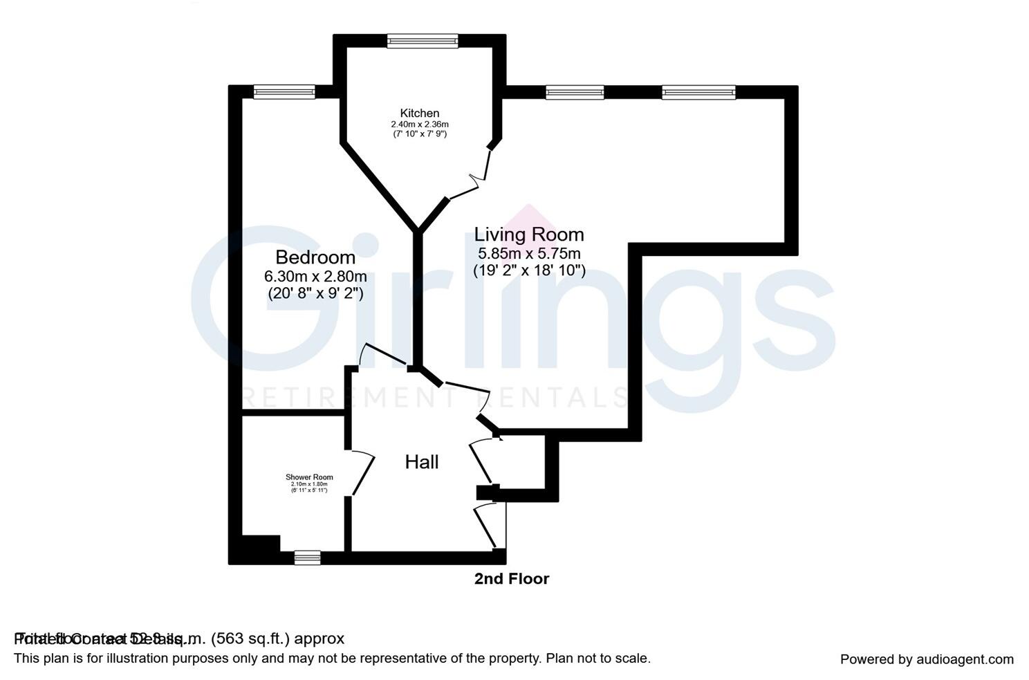 Kingswood Court, Waltham Forest, E4 floorplan