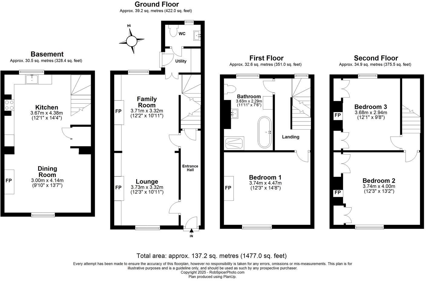 Spencer Street, St. Albans floorplan