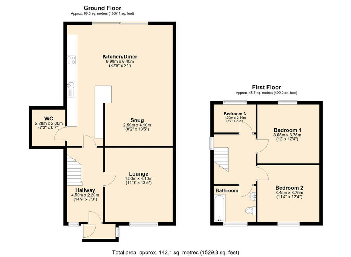 Granary Lane, Budleigh Salterton, EX9 6 floorplan