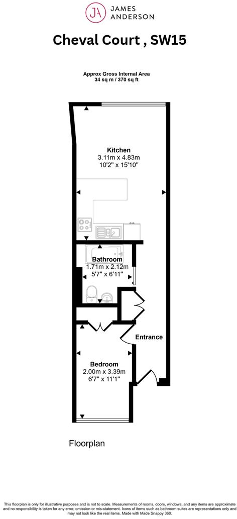 Upper Richmond Road, Putney, SW15 floorplan